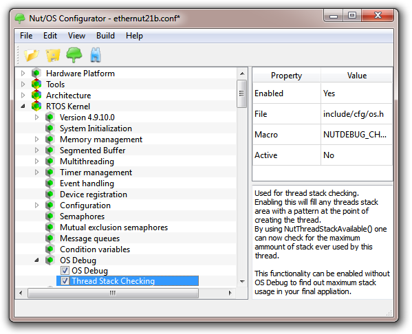 Enable Nut/OS Debugging