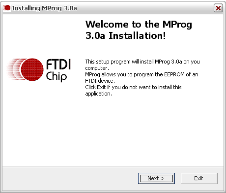 MProg Installation