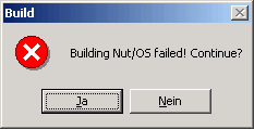 Build Error Message